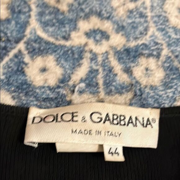 Dolce & Gabbana Black Semi Sheer Button-Up Cardigan Luxury Office Minimalist - Picture 9 of 10